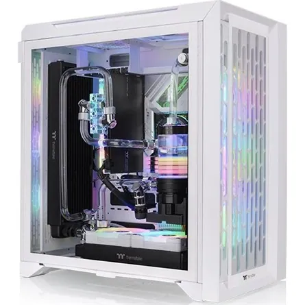 Thermaltake CTE C700 TG ARGB Snow táp nélküli ablakos Mid Tower számítógépház fehér – 2. kép