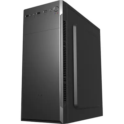 FSP CMT160 táp nélküli Mid Tower számítógépház fekete – 2. kép