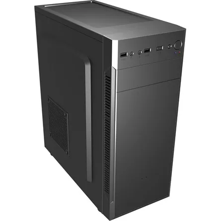 FSP CMT160 táp nélküli Mid Tower számítógépház fekete – 5. kép