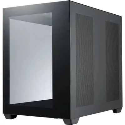 FSP CMT380B táp nélküli ablakos Mid Tower számítógépház fekete – 2. kép
