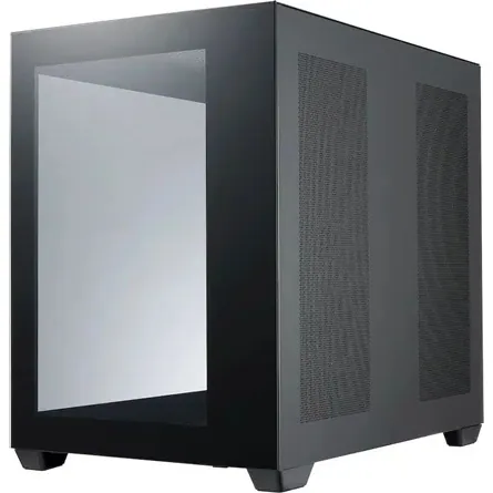 FSP CMT380B táp nélküli ablakos Mid Tower számítógépház fekete – 2. kép