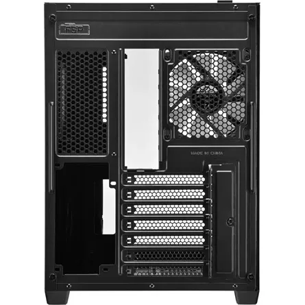 FSP CMT380B táp nélküli ablakos Mid Tower számítógépház fekete – 6. kép