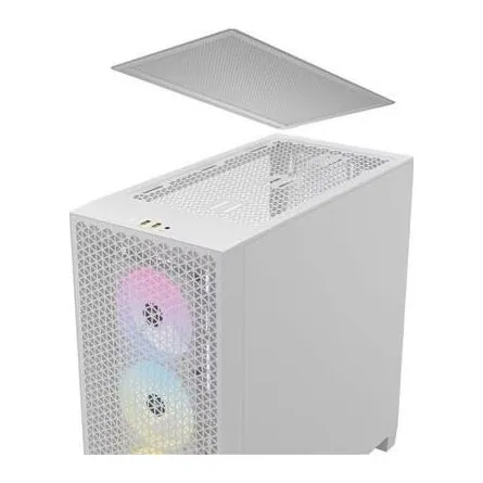 Corsair 3000D RGB Airflow Tempered Glass White – 4. kép