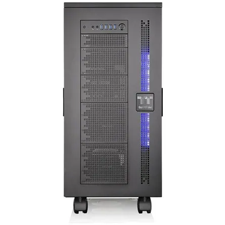 Thermaltake Core W100 táp nélküli ablakos Full Tower számítógépház fekete (Sérült csomagolás!) – 4. kép