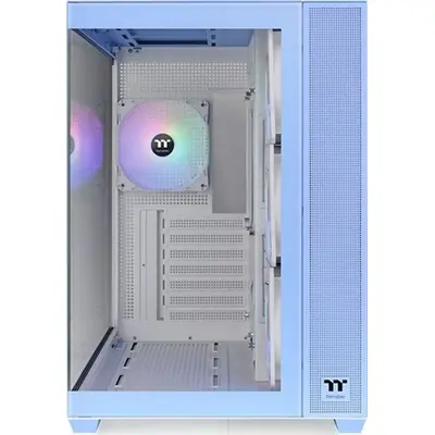 Thermaltake View 380 TG ARGB Hydrangea Blue táp nélküli ablakos Mid Tower számítógépház kék – 2. kép