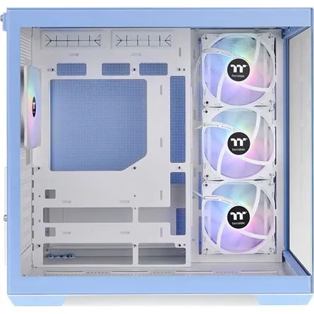 Thermaltake View 380 TG ARGB Hydrangea Blue táp nélküli ablakos Mid Tower számítógépház kék – 3. kép