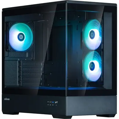 Zalman P30 V2 fekete M-ATX ház