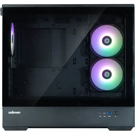 Zalman P30 V2 fekete M-ATX ház – 2. kép
