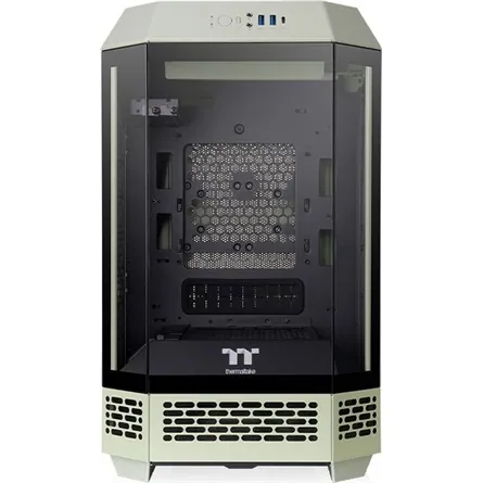 Thermaltake The Tower 250 Matcha Green táp nélküli ablakos Mini-ITX számítógépház zöld – 3. kép