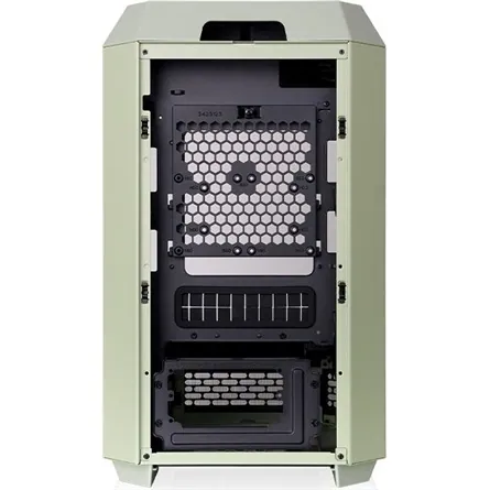 Thermaltake The Tower 250 Matcha Green táp nélküli ablakos Mini-ITX számítógépház zöld – 5. kép