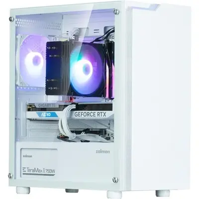 Zalman T4 Plus fehér M-ATX ház – 2. kép