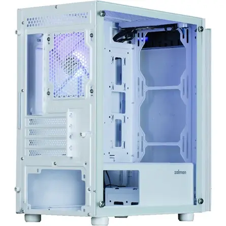 Zalman T4 Plus fehér M-ATX ház – 7. kép