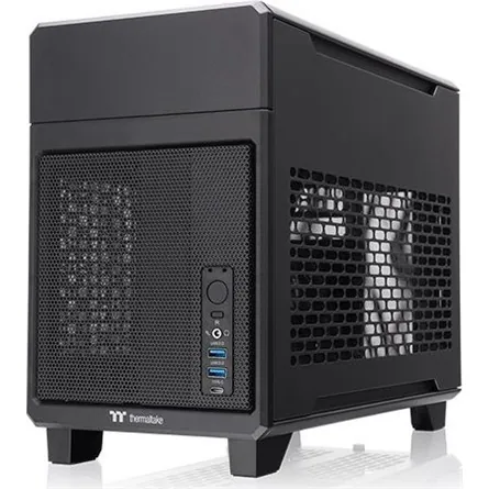 Thermaltake TR100 táp nélküli Mini-ITX számítógépház fekete – 2. kép