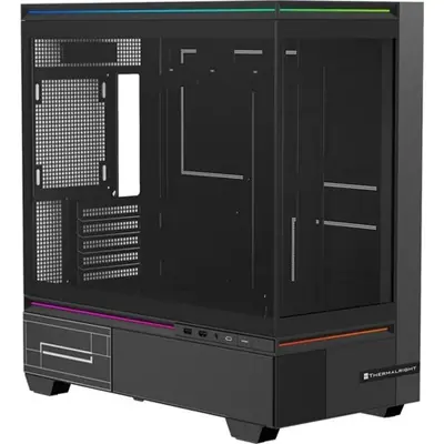 Thermalright TL-M10 táp nélküli MT Mini Tower számítógépház fekete – 2. kép
