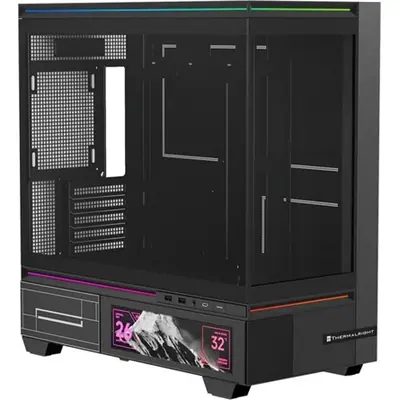 Thermalright TL-M10 Vision táp nélküli MT Mini Tower számítógépház fekete – 2. kép
