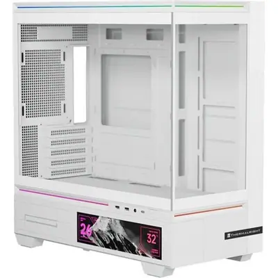 Thermalright TL-M10 Vision táp nélküli MT Mini Tower számítógépház fehér – 2. kép