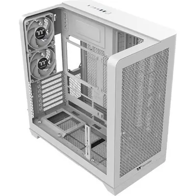 Thermaltake View 390 Air Snow táp nélküli ablakos Mid Tower számítógépház fehér