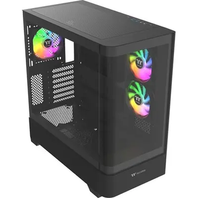 Thermaltake View 290 TG ARGB táp nélküli ablakos Mid Tower számítógépház fekete