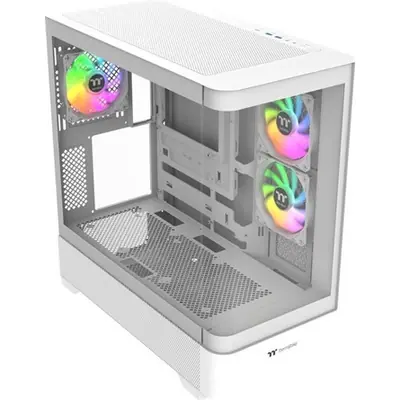 Thermaltake View 290 TG ARGB táp nélküli ablakos Mid Tower számítógépház fehér