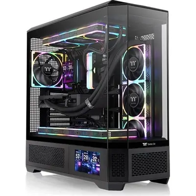 Thermaltake View 600 TG táp nélküli ablakos Full Tower számítógépház fekete – 2. kép