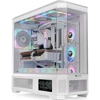 Thermaltake View 600 TG Snow táp nélküli ablakos Full Tower számítógépház fehér – 2. kép