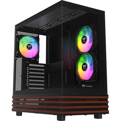 Thermaltake View 270 Plus WS ARGB táp nélküli ablakos Mid Tower számítógépház fekete