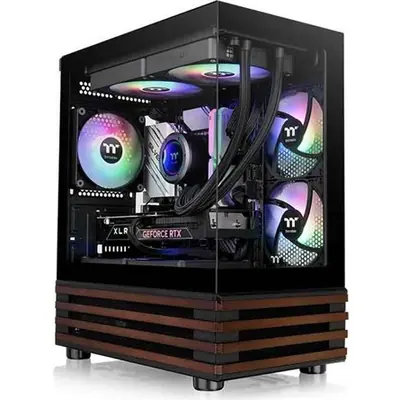 Thermaltake View 170 WS ARGB táp nélküli ablakos MT Mini Tower számítógépház fekete – 2. kép