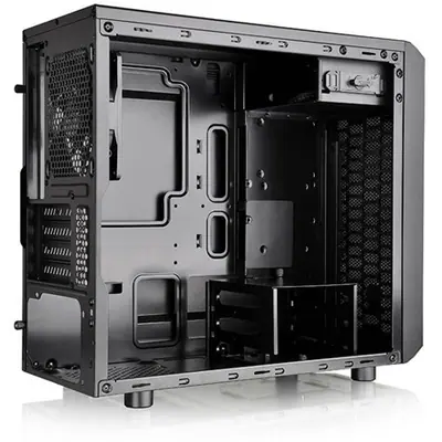 Thermaltake Versa H15 táp nélküli MT Mini Tower számítógépház fekete (Csomagolás sérült!) – 2. kép