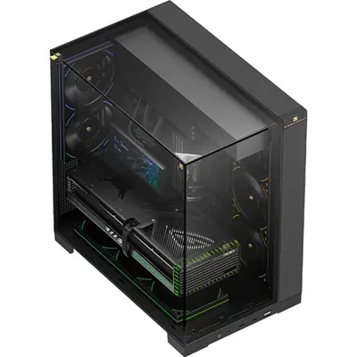 Thermalright A70 táp nélküli ablakos Mid Tower számítógépház fekete – 2. kép