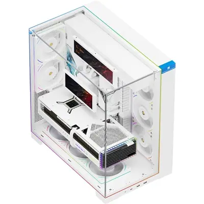 Thermalright A70 VISION White táp nélküli ablakos Mid Tower számítógépház fehér – 2. kép