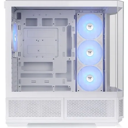 Thermaltake View 370 TG ARGB Snow táp nélküli ablakos Mid Tower számítógépház fehér – 5. kép