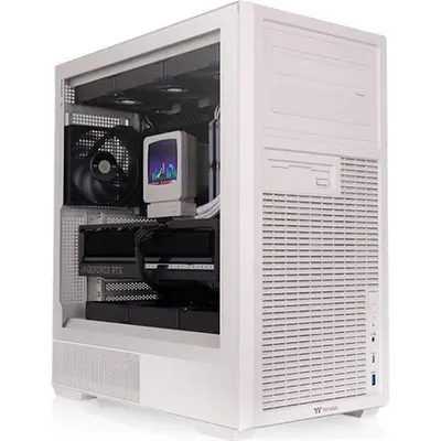 Thermaltake Retro 360 TG táp nélküli ablakos Mid Tower számítógépház bézs – 2. kép
