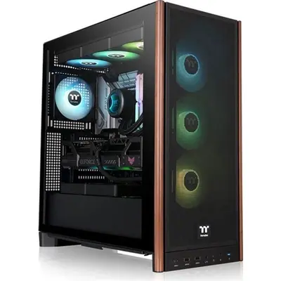 Thermaltake S370 WS táp nélküli ablakos Mid Tower számítógépház fekete – 2. kép
