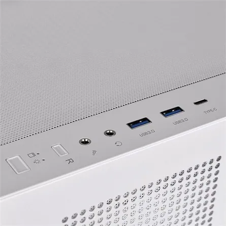Thermaltake View 270 Plus TG ARGB táp nélküli ablakos Mid Tower számítógépház fehér – 6. kép