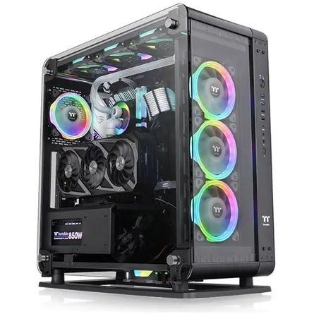 Thermaltake Core P6 TG táp nélküli ablakos Mid Tower számítógépház fekete (Sérült csomagolás!)