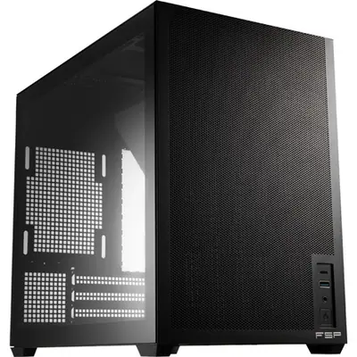 FSP S210 táp nélküli MT Mini Tower számítógépház fekete