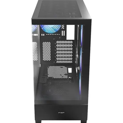 FSP M370 ARGB táp nélküli ablakos Mid Tower számítógépház fekete – 2. kép