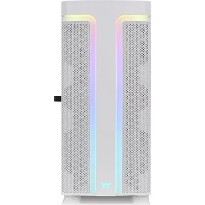 Thermaltake H590 TG ARGB Snow táp nélküli ablakos Full Tower számítógépház fehér (Bontott!) – 2. kép