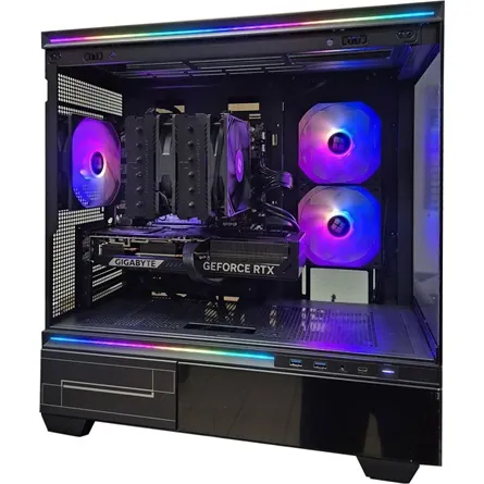 JTC Ryzen 5 9600X Mid Tower gamer számítógép fekete – 2. kép