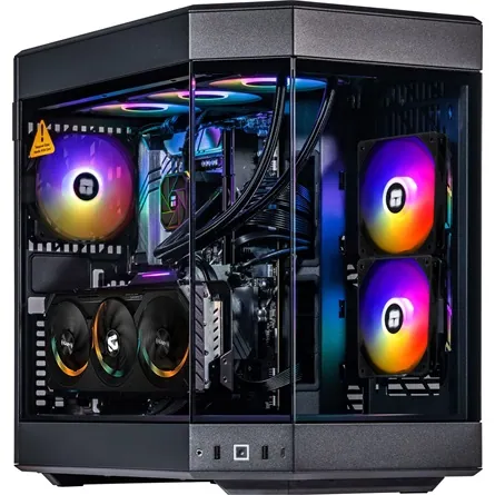 JTC Ryzen 7 9800X3D Mid Tower gamer számítógép fekete