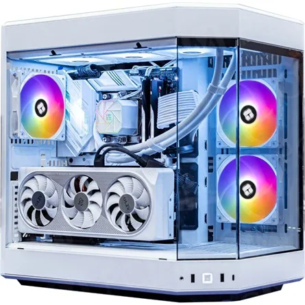 JTC Ryzen 7 9800X3D Mid Tower gamer számítógép fehér