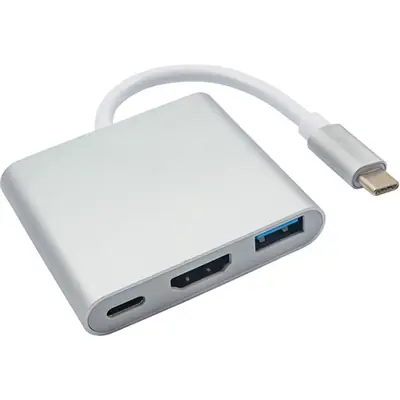 Akyga AK-AD-57 USB type C/USB 3.0/USB type C/HDMI Hub