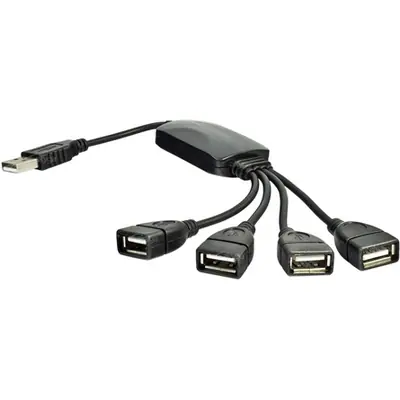 Akyga AK-AD-13 4Port USB2.0 Hub Black