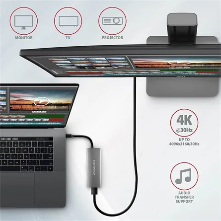 AXAGON HMC-5 Superspeed USB-C Speedster 5H HUB Silver – 2. kép