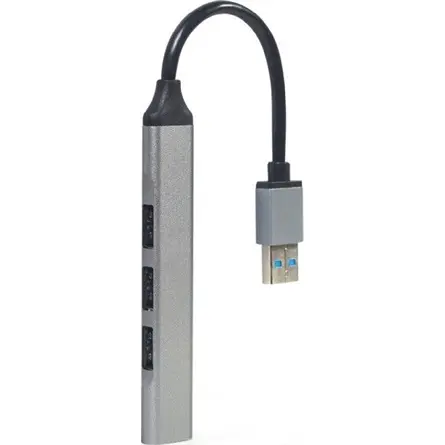 Gembird UHB-U3P1U2P3-02 4-portos hub ezüst – 2. kép