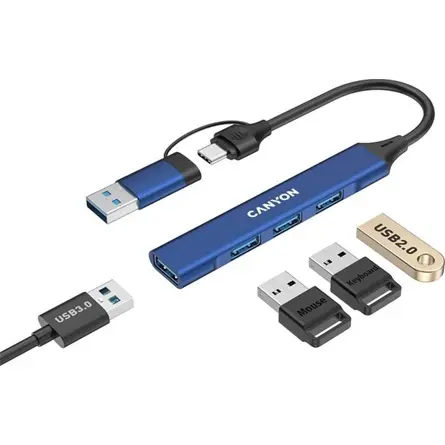 USB Hub 4portos Canyon CNS-TDS02BL – 5. kép
