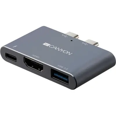 USB 3.0 C Thunderbolt 3 dokkoló Canyon CNS-TDS01DG (MacBook Pro/Air)