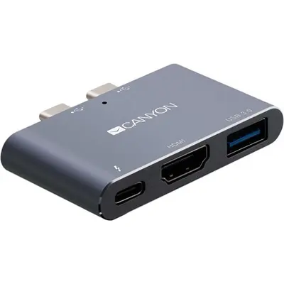 USB 3.0 C Thunderbolt 3 dokkoló Canyon CNS-TDS01DG (MacBook Pro/Air) – 2. kép