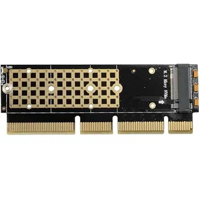 AXAGON PCEM2-1U PCIE NVME M.2 x16/x8/x4 M-Key slot adapter – 2. kép