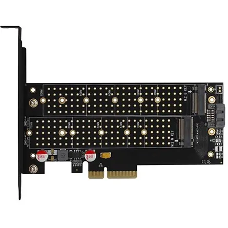 AXAGON PCEM2-D PCIe NVMe+SATA M.2 Adapter – 2. kép